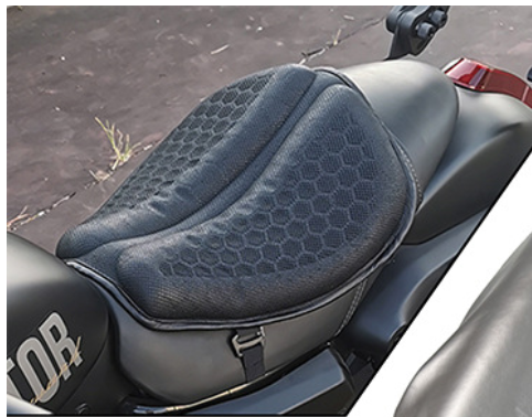 Cojín de Asiento de Motocicleta de Gel con Estructura de Panal Suave Y Comodo